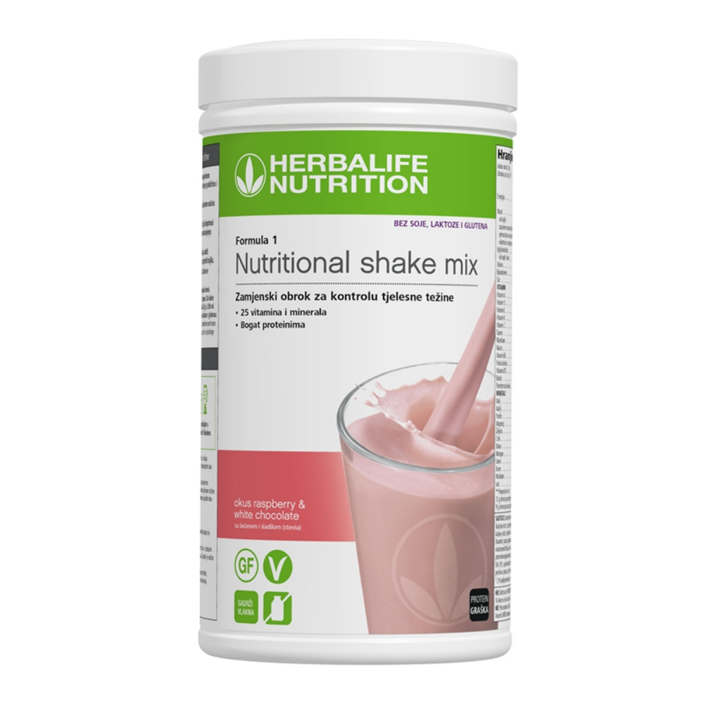Herbalife šejk malina i bijela čokolada